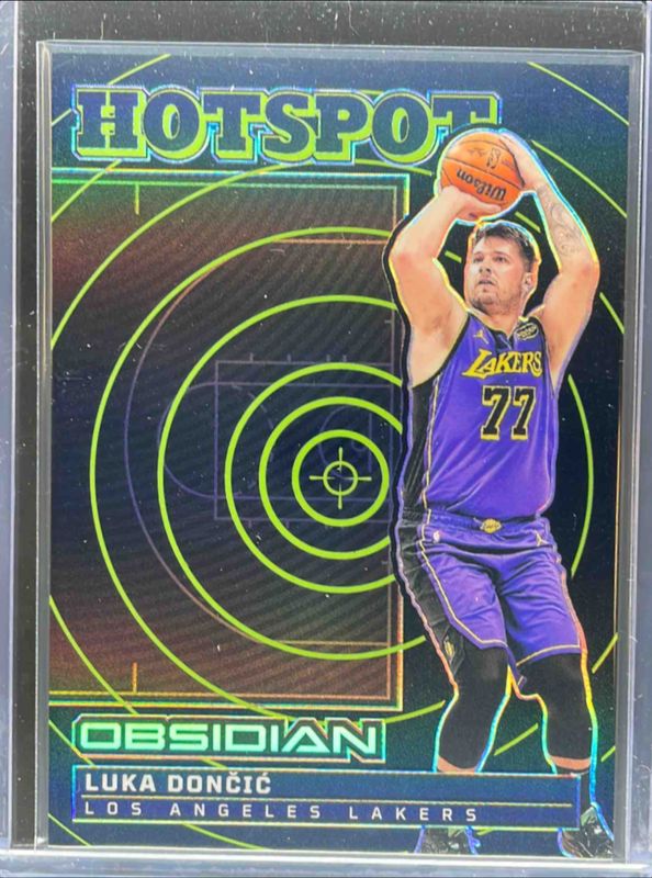 Luka Doncic 2024 Obsidian #12 Hotspot /125 RAW