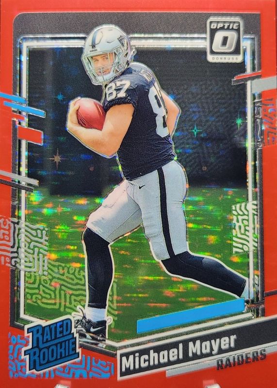 Michael Mayer 2023 Optic #260 Red Stars /(SSP) Rookie RAW