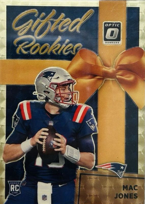 Mac Jones 2021 Optic #GR-6 Gifted Rookies - Gold Vinyl /1 RAW