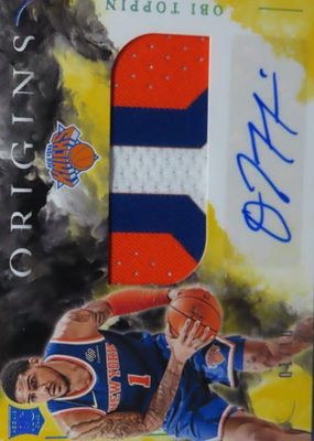2020 Origins #RJA-TOP Rookie Jersey Autographs - Gold /10