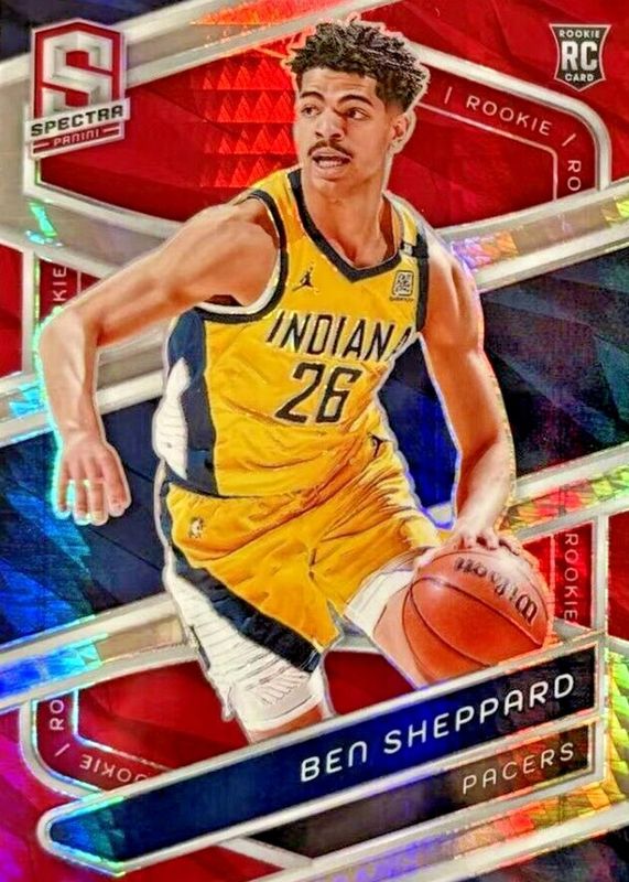 Ben Sheppard 2023 Spectra #129 International Red Rookie RAW