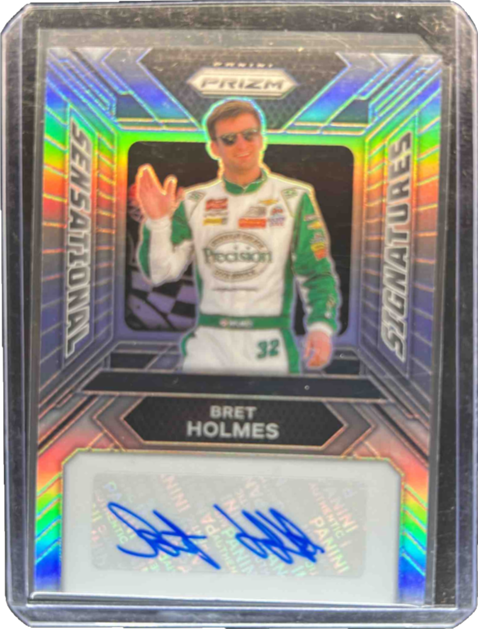 Bret Holmes 2024 Prizm NASCAR #SS-BHS Sensational Signatures Price ...