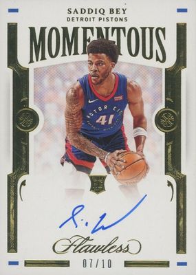 2020 Flawless #MOM-BEY Momentous Autographs - Gold /10