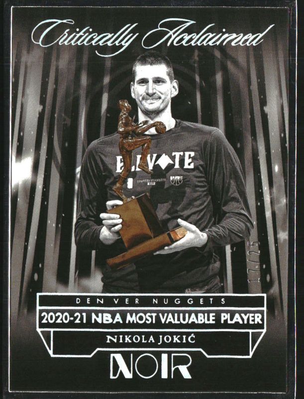 Nikola Jokic 2024 Noir #296 Critically Acclaimed /25 RAW