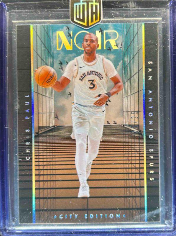 Chris Paul 2024 Noir #233 Base Metal Frame City Edition /25 RAW