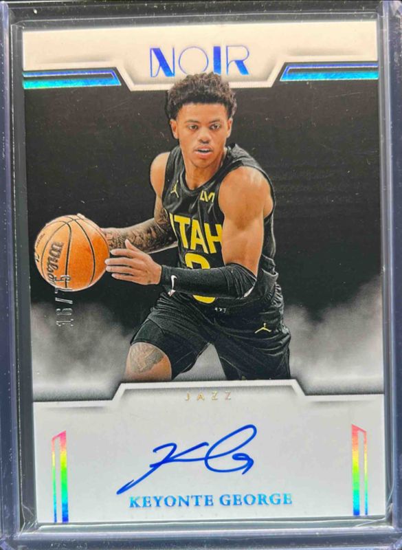 Keyonte George 2024 Noir #3 Auto Noir Color /99 RAW
