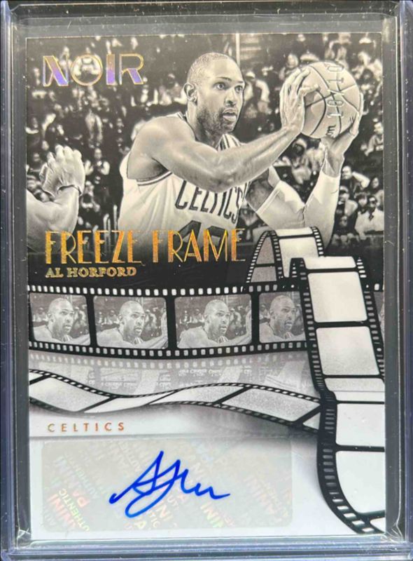 Al Horford 2024 Noir #3 Freeze Frame Signatures - Holo Gold /10 RAW