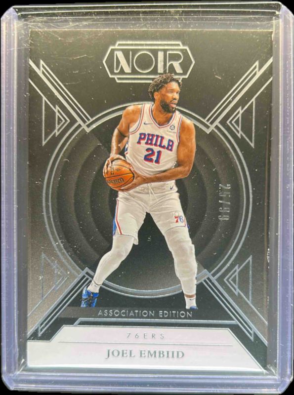 Joel Embiid 2024 Noir #19 Base Association Edition /99 RAW