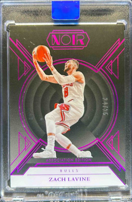 Zach LaVine 2024 Noir #37 Base Association Edition - Holo Ruby /25 RAW