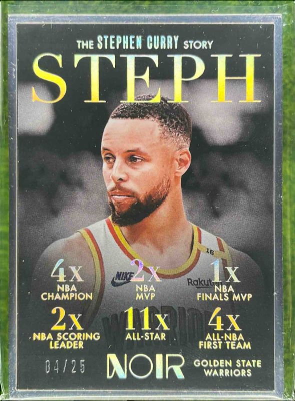 Stephen Curry 2024 Noir #239 Biopics /25 RAW