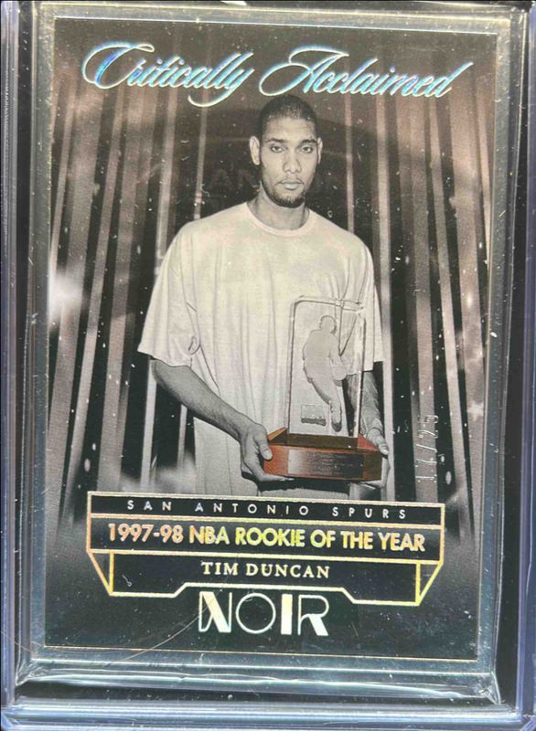 Tim Duncan 2024 Noir #300 Critically Acclaimed /25 RAW