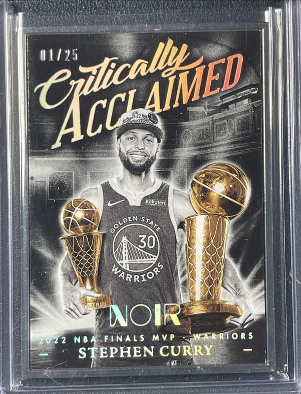 Stephen Curry 2024 Noir #294 Critically Acclaimed /25 RAW