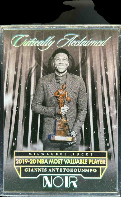 Giannis Antetokounmpo 2024 Noir #295 Critically Acclaimed /25 RAW