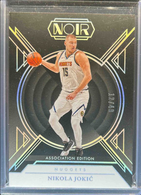 Nikola Jokic 2024 Noir #15 Base Association Edition - Holo Silver /49 RAW