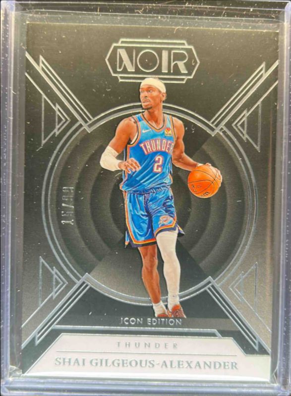 Shai Gilgeous-Alexander 2024 Noir #74 Base Icon Edition /99 RAW