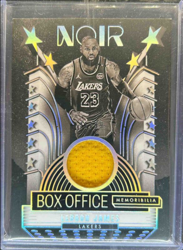 LeBron James 2024 Noir #5 Box Office Memorabilia /99 RAW