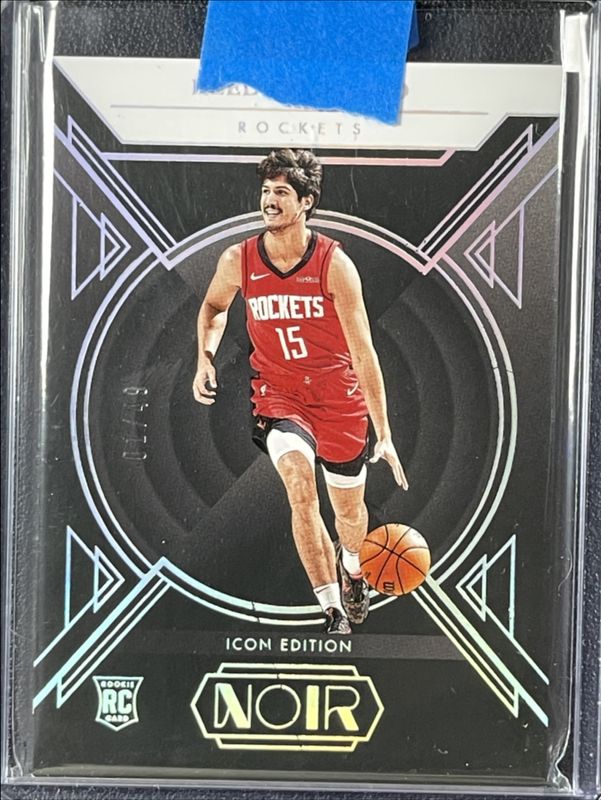 Reed Sheppard 2024 Noir #180 Rookies Icon Edition - Holo Silver /49 RAW