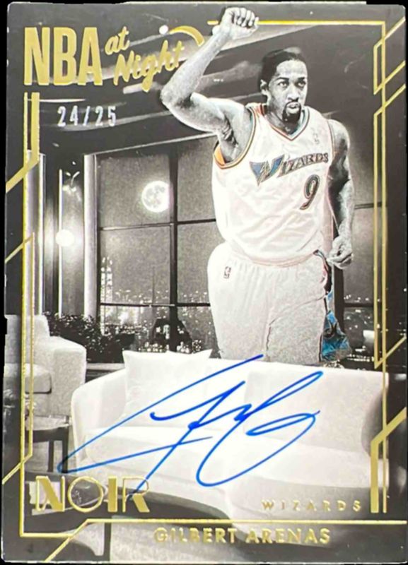 2024 Noir #5 NBA at Night Signatures - Gold /25