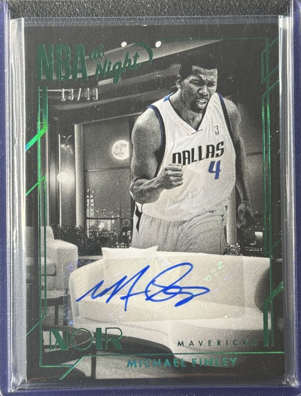 2024 Noir #26 NBA at Night Signatures - Holo Green /49