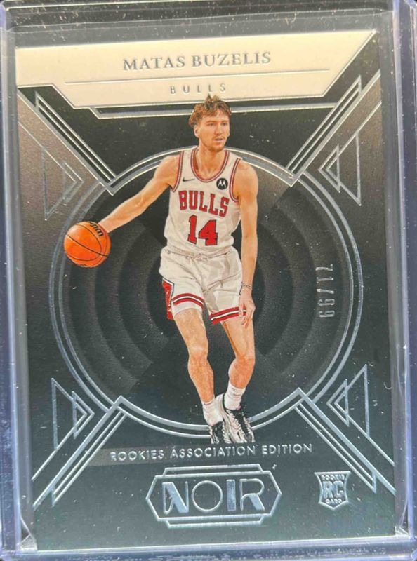 Matas Buzelis 2024 Noir #144 Rookies Association Edition /99 RAW