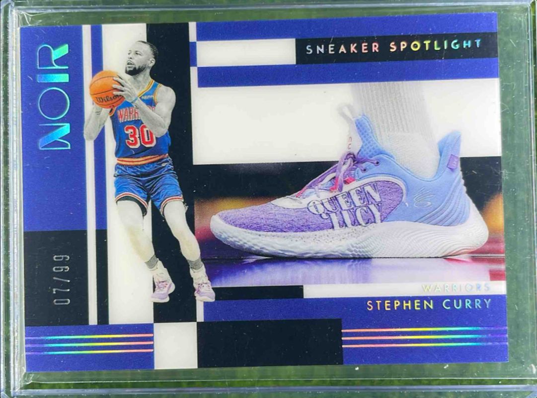 Stephen Curry 2024 Noir #13 Sneaker Spotlight /99 RAW