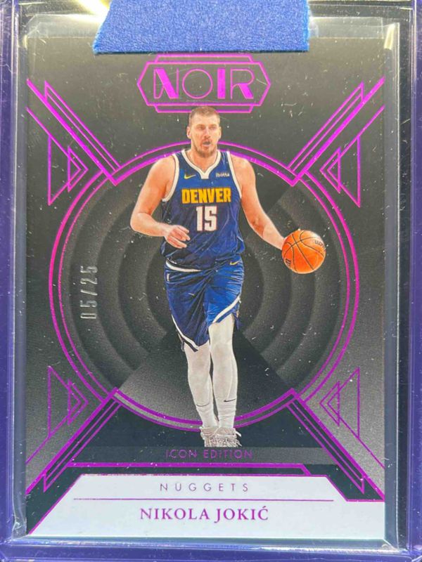 Nikola Jokic 2024 Noir #85 Base Icon Edition - Holo Ruby /25 RAW