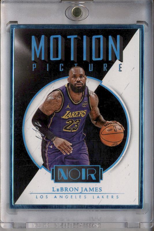 LeBron James 2024 Noir #271 Motion Picture - FOTL Platinum /1 RAW