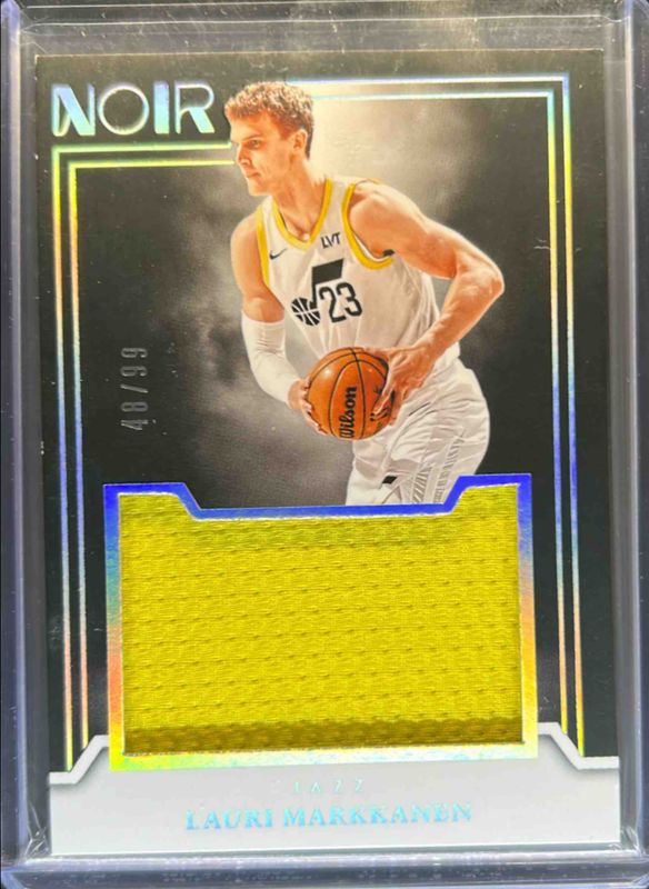 Lauri Markkanen 2024 Noir #52 Jumbo Material /99 RAW