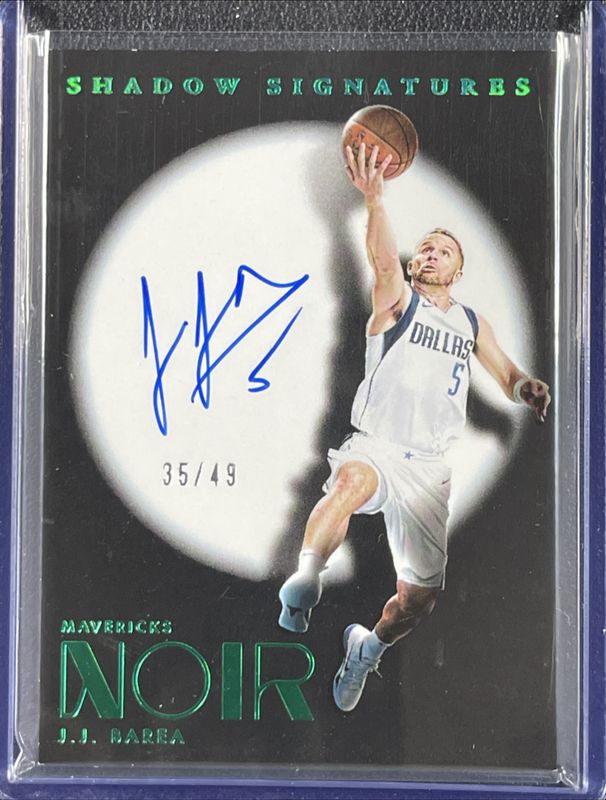 JJ Barea 2024 Noir #5 Shadow Signatures - Holo Green /49 RAW