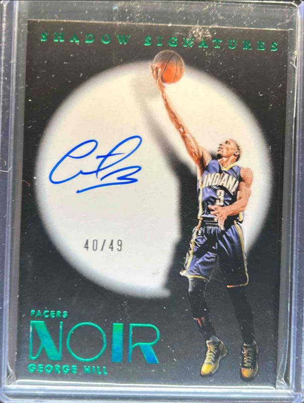 2024 Noir #37 Shadow Signatures - Holo Green /49