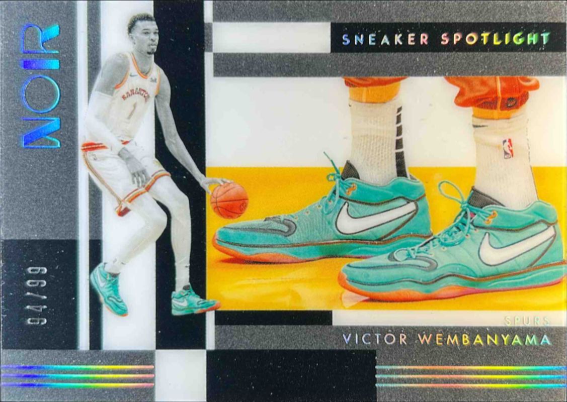 Victor Wembanyama 2024 Noir #7 Sneaker Spotlight /99 RAW