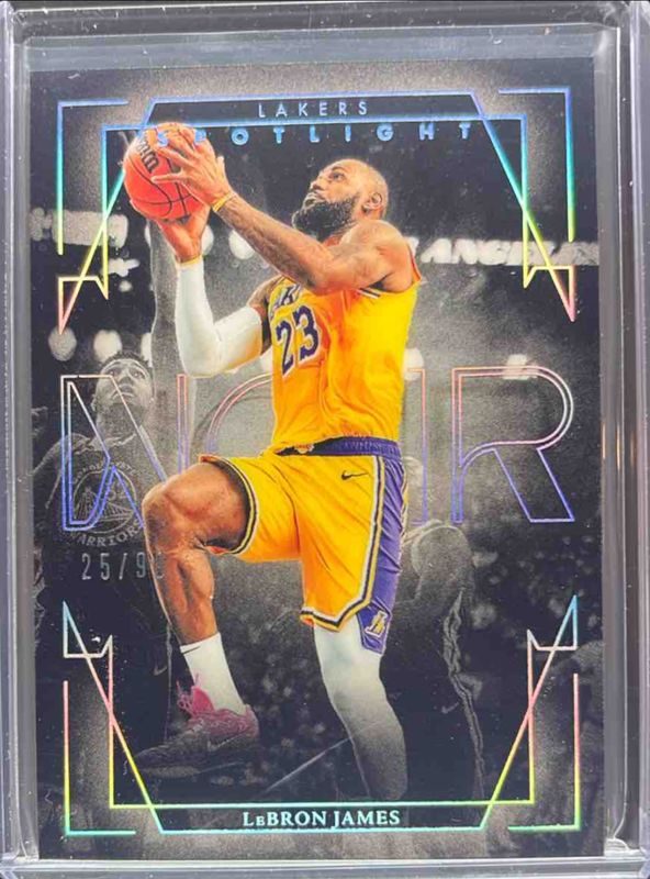 LeBron James 2024 Noir #14 Spotlight /99 RAW