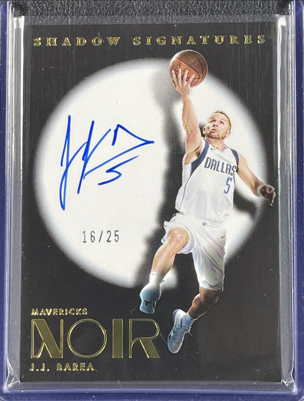 JJ Barea 2024 Noir #5 Shadow Signatures - Gold /25 RAW
