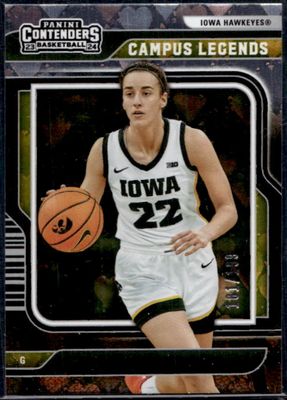 2024 Panini Caitlin Clark Collection #CL2 Campus Legends - Floating Hearts /199