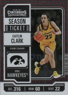 2024 Panini Caitlin Clark Collection #CC2 College Contenders - Dot