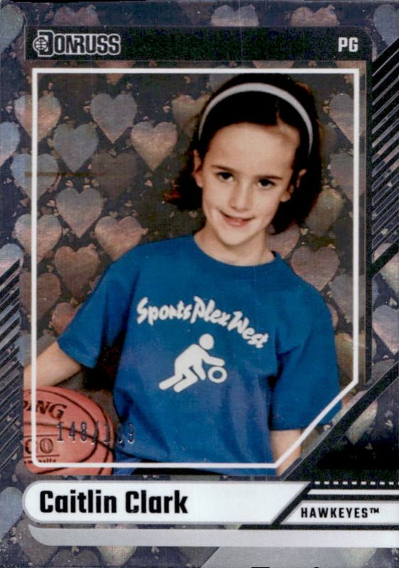 Caitlin Clark 2024 Panini Caitlin Clark Collection #18 Donruss