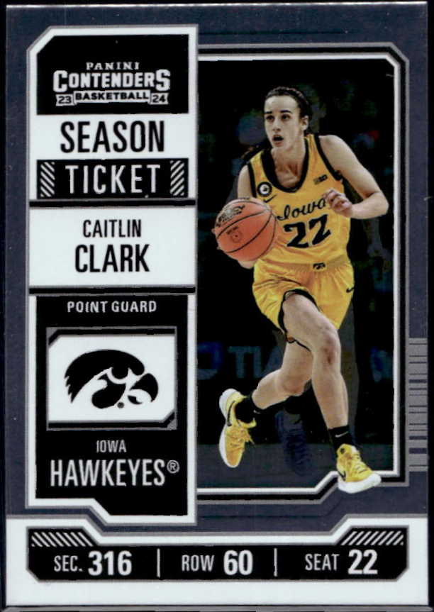 Caitlin Clark 2024 Panini Caitlin Clark Collection #CC2 College ...