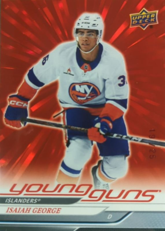 2024 Upper Deck Extended Series #711 Young Guns - Outburst Red /25