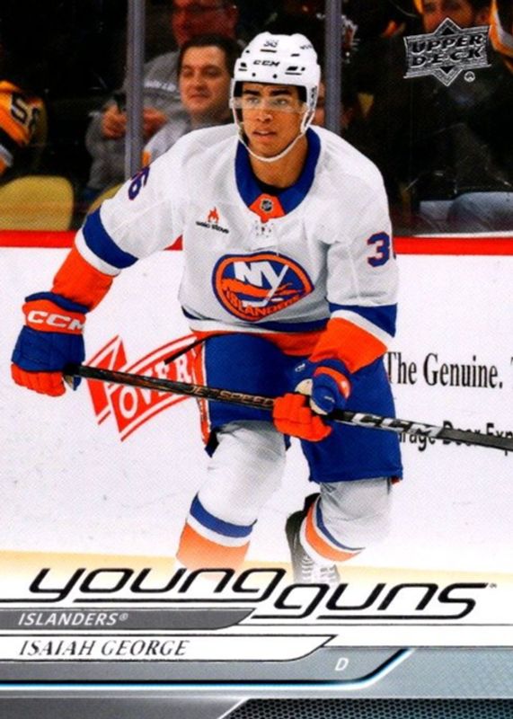Isaiah George 2024 Upper Deck Extended Series #711 Young Guns Base Rookie RAW