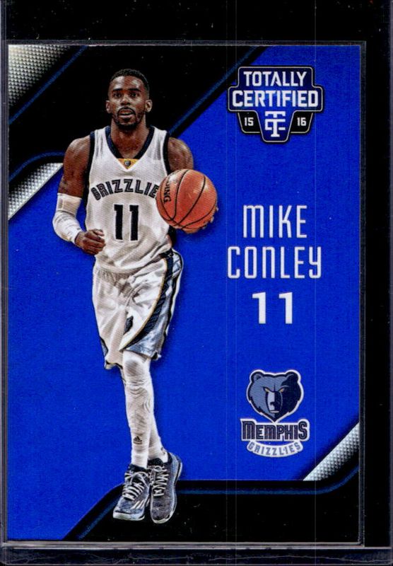 Mike Conley 2015 Totally Certified #93 Mirror Blue /99 RAW