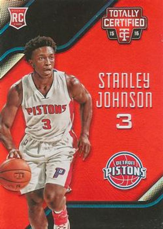 Stanley Johnson 2015 Totally Certified #200 Mirror Red /149 Rookie RAW