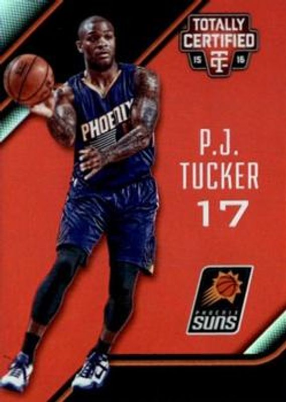 PJ Tucker 2015 Totally Certified #35 Mirror Red /149 RAW