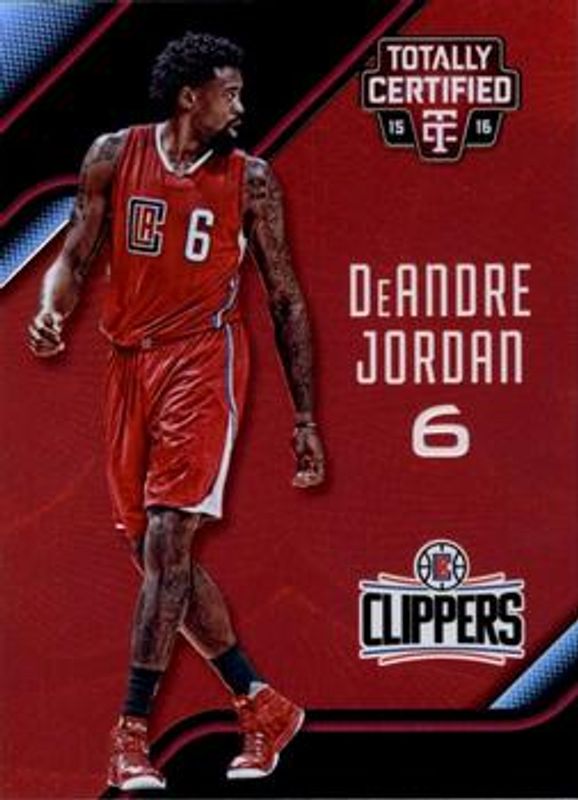 DeAndre Jordan 2015 Totally Certified #157 Mirror Red /149 RAW