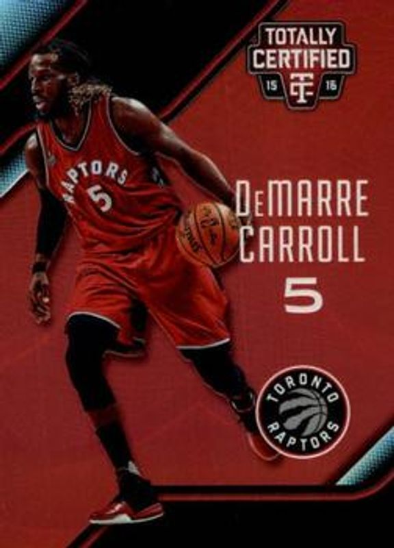 DeMarre Carroll 2015 Totally Certified #22 Mirror Red /149 RAW