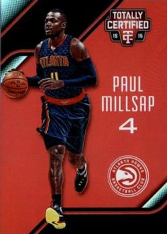 Paul Millsap 2015 Totally Certified #75 Mirror Red /149 RAW