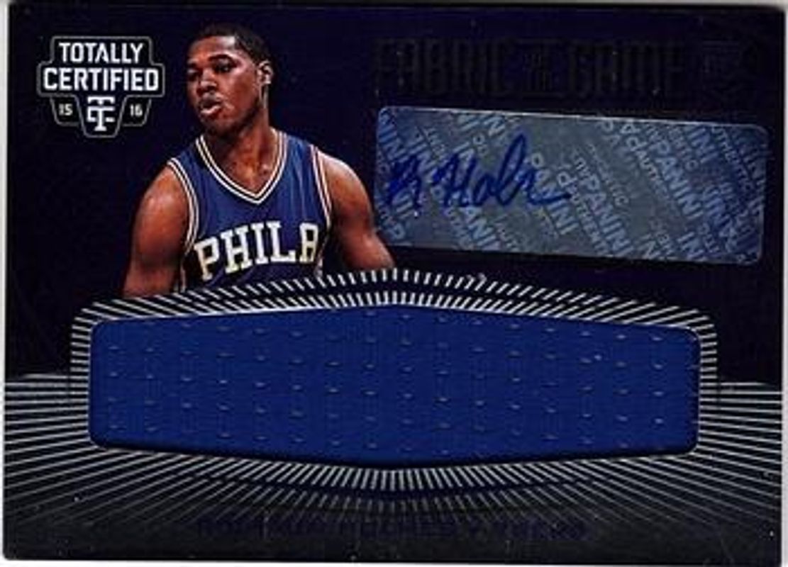2015 Totally Certified #RFG-RH Rookie Fabric of the Game Signatures /49