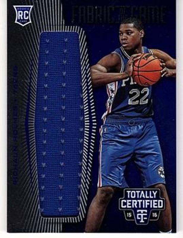 2015 Totally Certified #FRJ-RH Fabric of the Game Rookie Jersey - Blue /99