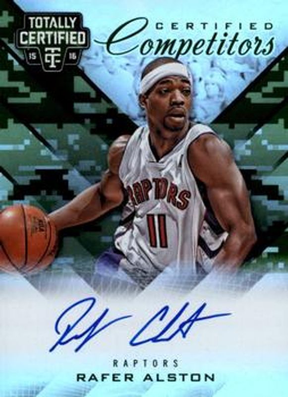 2015 Totally Certified #CCA-RA Certified Competitor Autographs - Mirror Camo /25