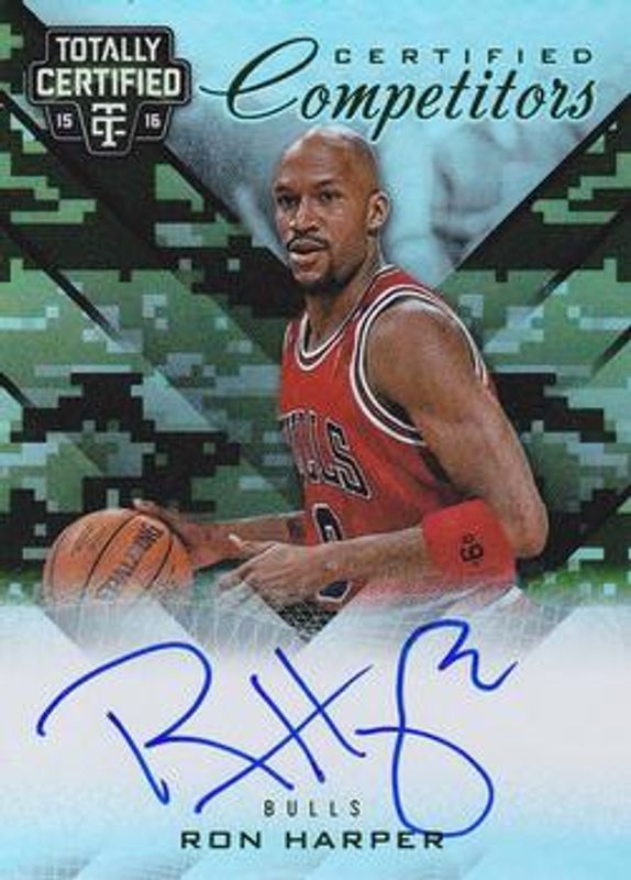 2015 Totally Certified #CCA-RHP Certified Competitor Autographs - Mirror Camo /25