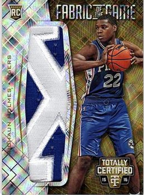 Richaun Holmes 2015 Totally Certified #FRJ-RH Fabric of the Game Rookie Jersey - Gold /10 RAW